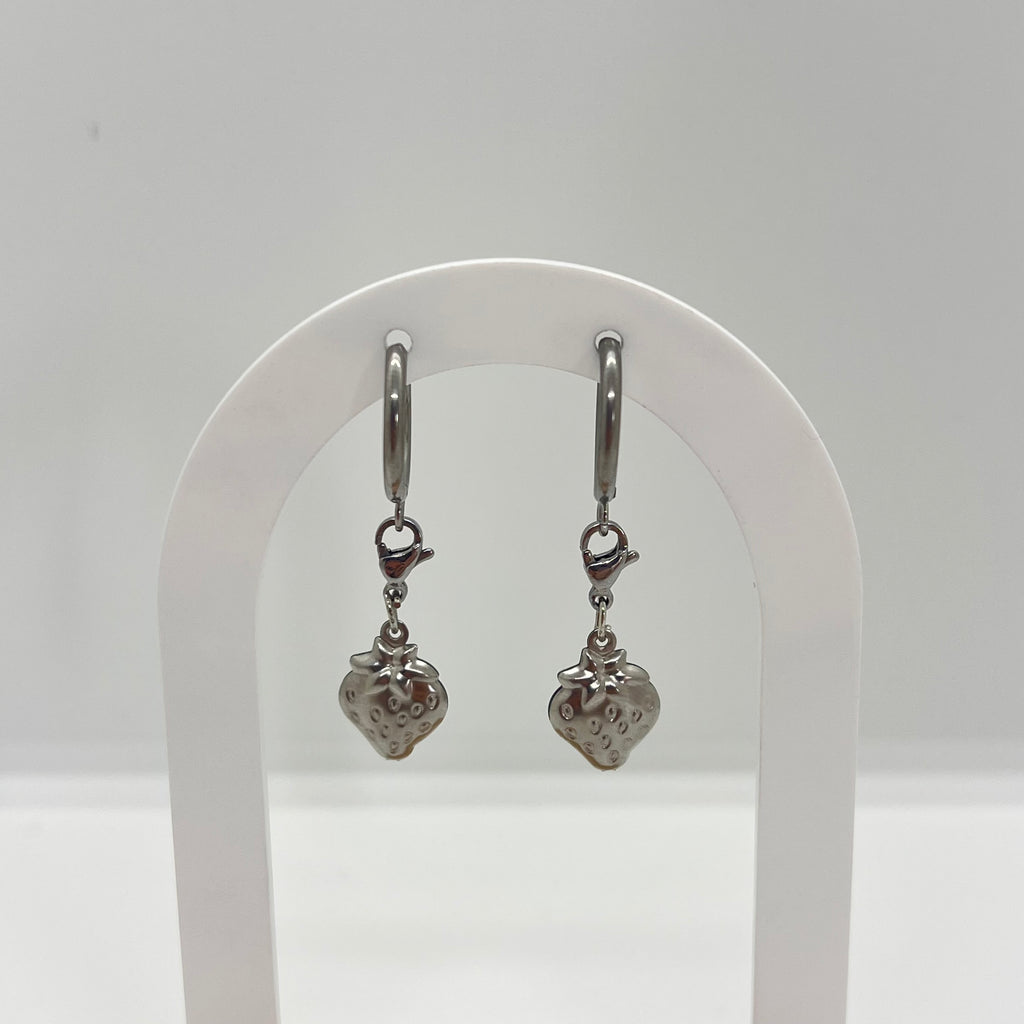 Boucles d'oreilles Soléa fraises