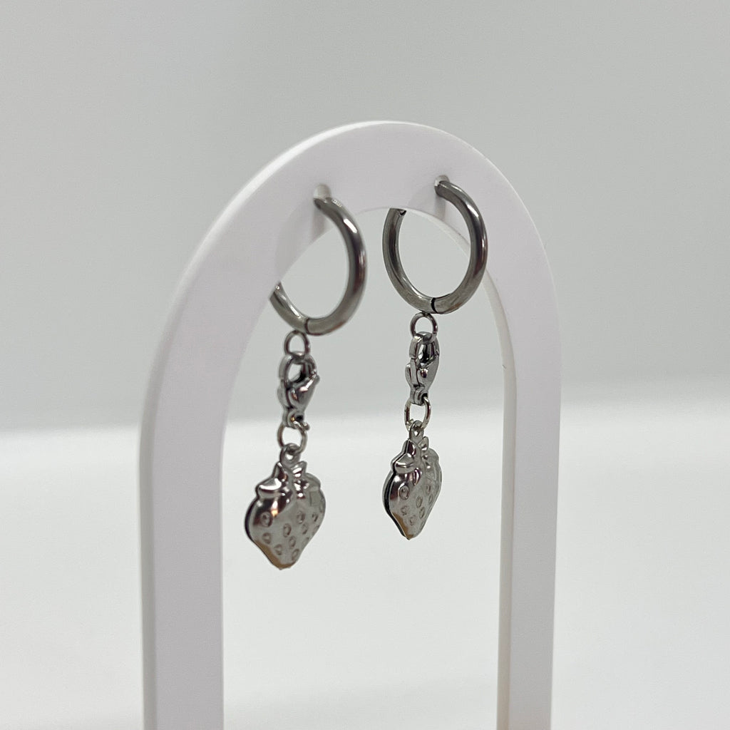 Boucles d'oreilles Soléa fraises 2
