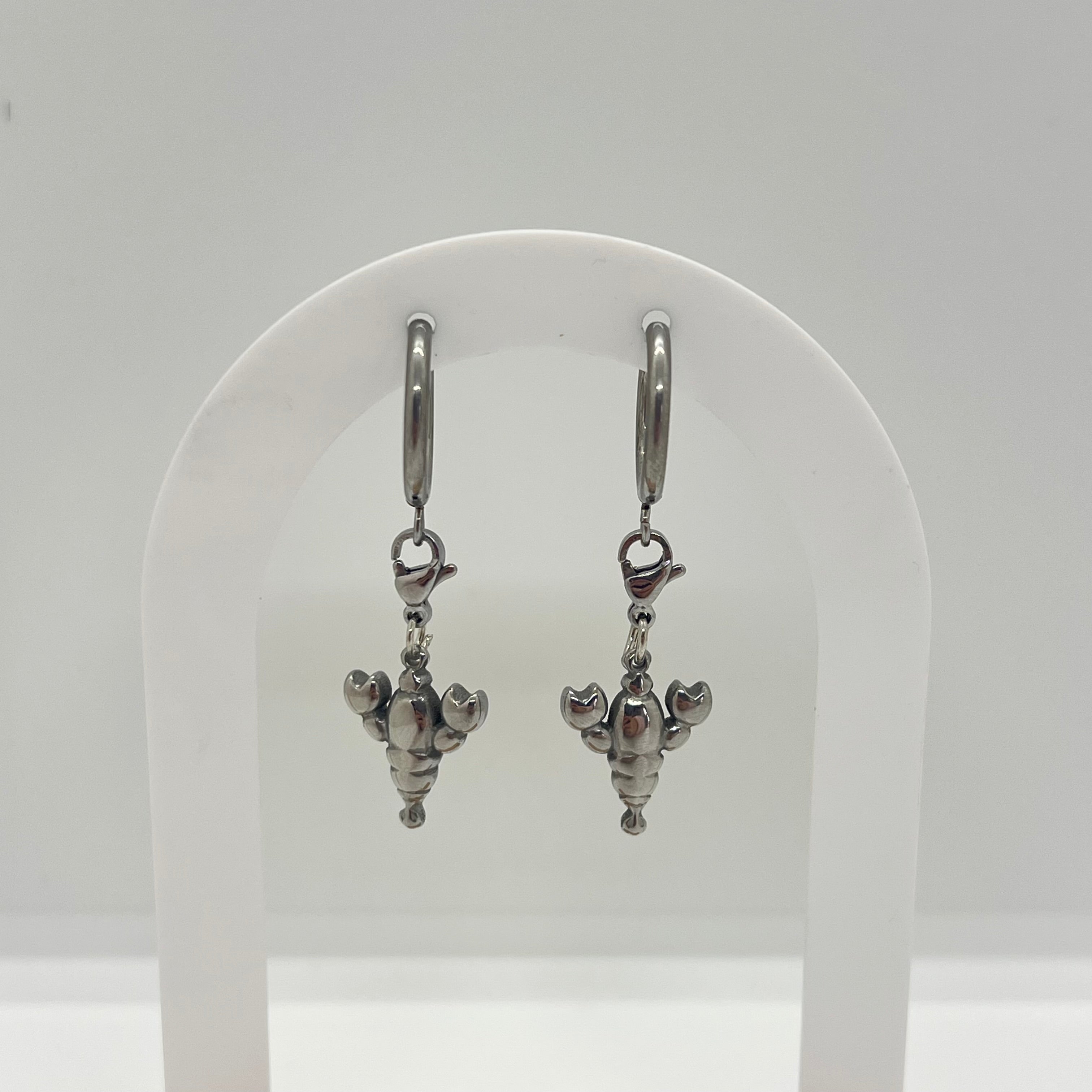 Boucles d'oreilles Soléa homard