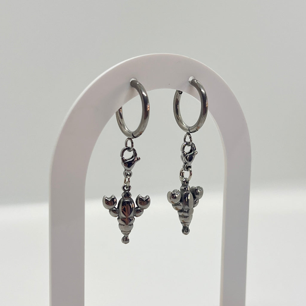 Boucles d'oreilles Soléa homard 2