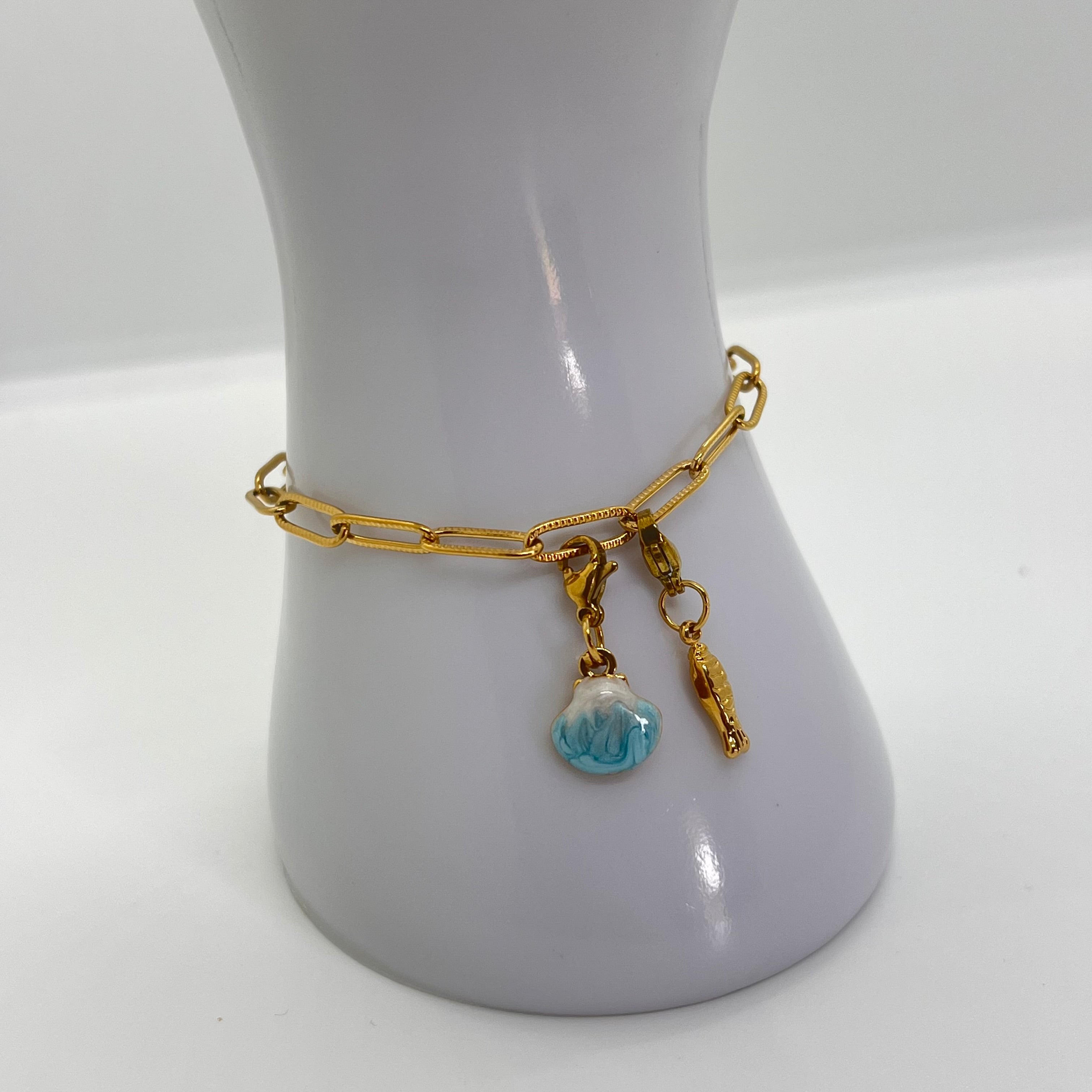 Bracelet Soléa coquillage & poisson 2