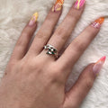 Bague argentée