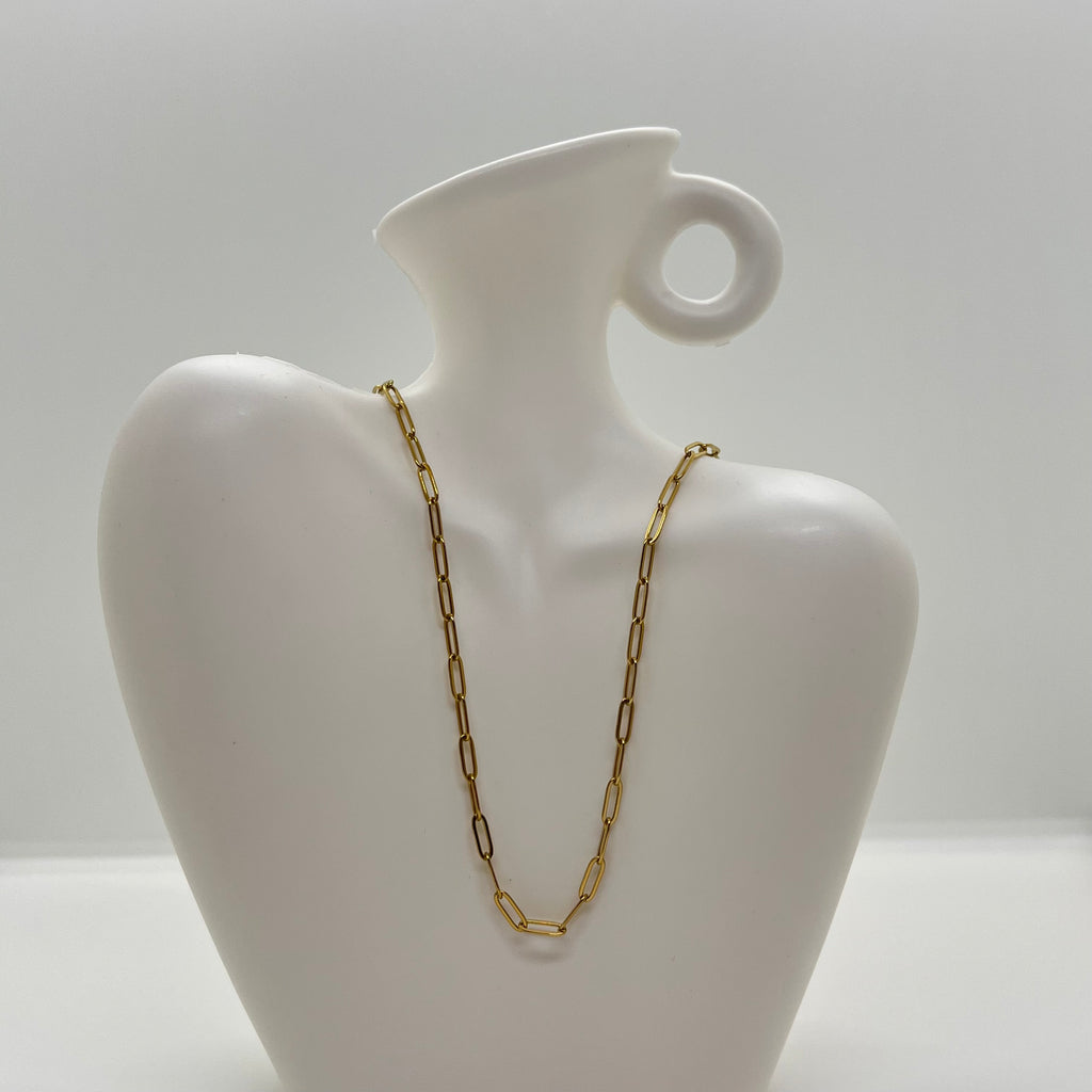 Collar cadena dorada