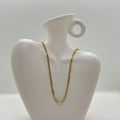 Collar cadena dorada