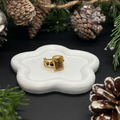 Bague dorée, vue complète