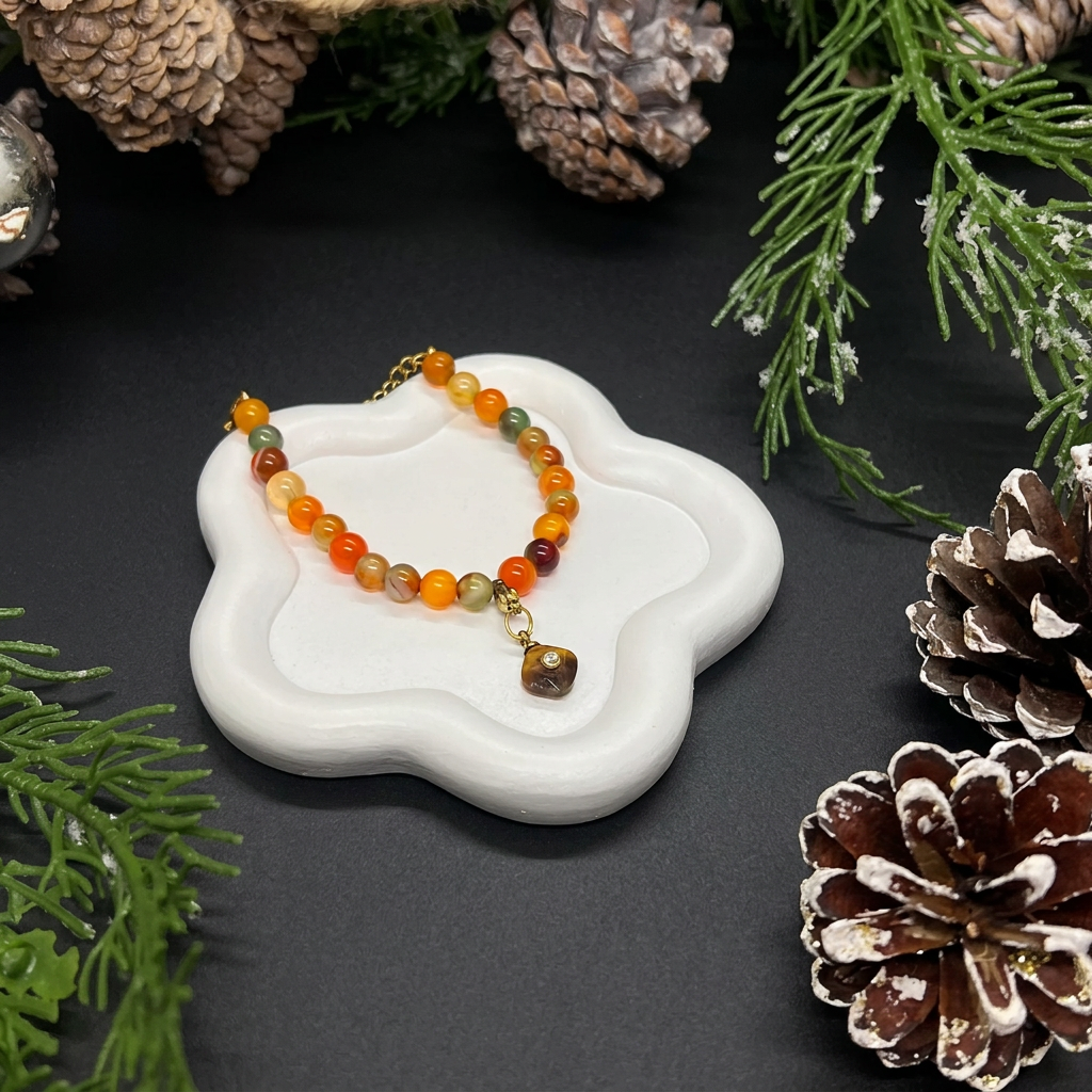 Bracelet multicolore, vue complète