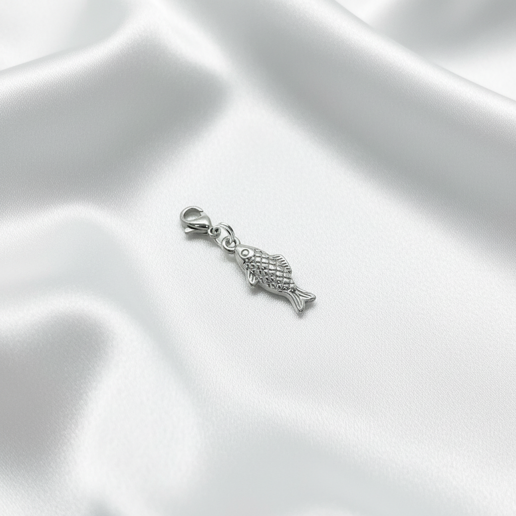 Charm poisson argent