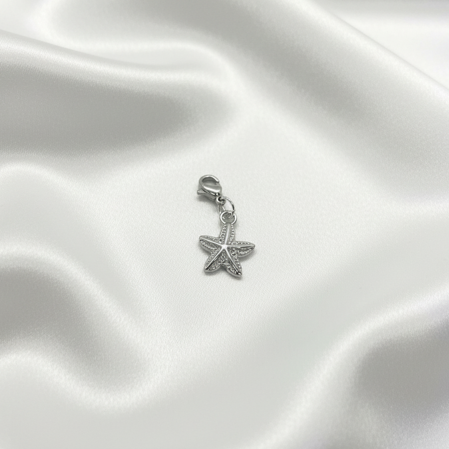 Charm étoile de mer argent