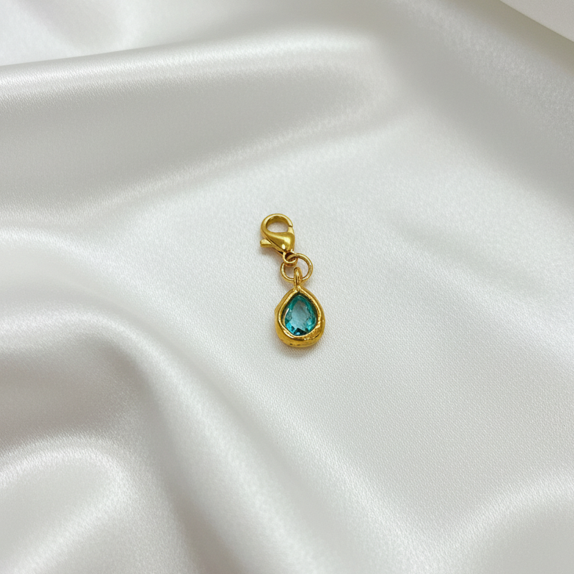 Goutte bleu turquoise