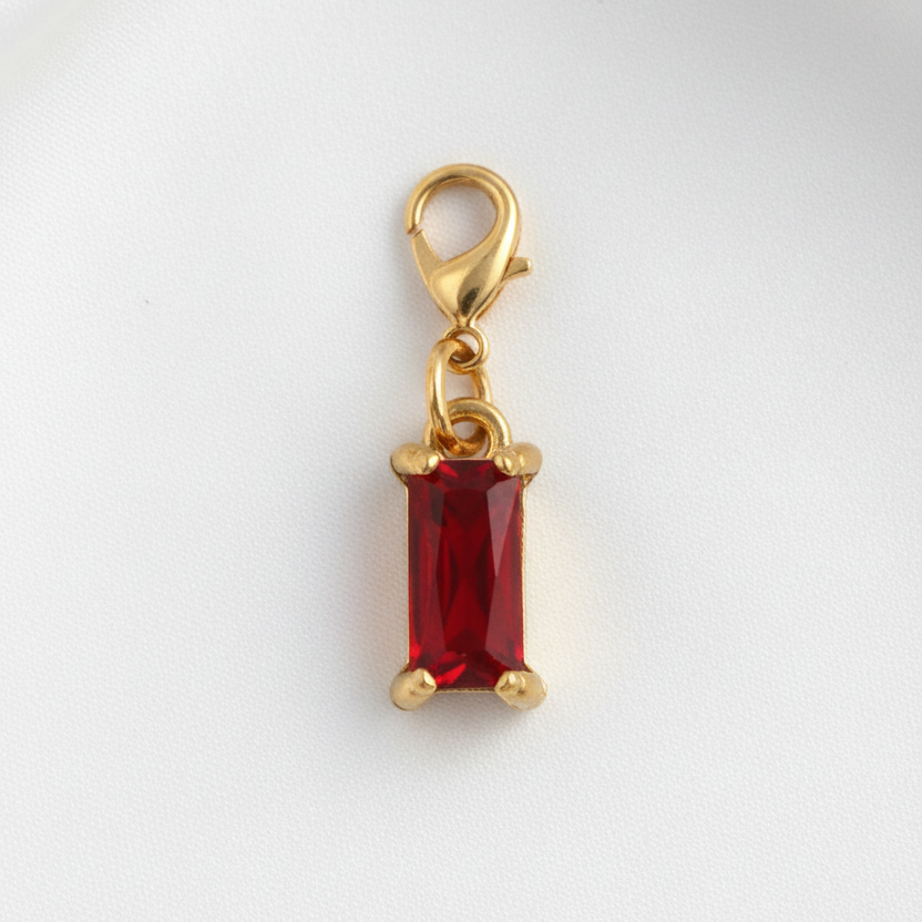 Pendentif baguette + mousqueton