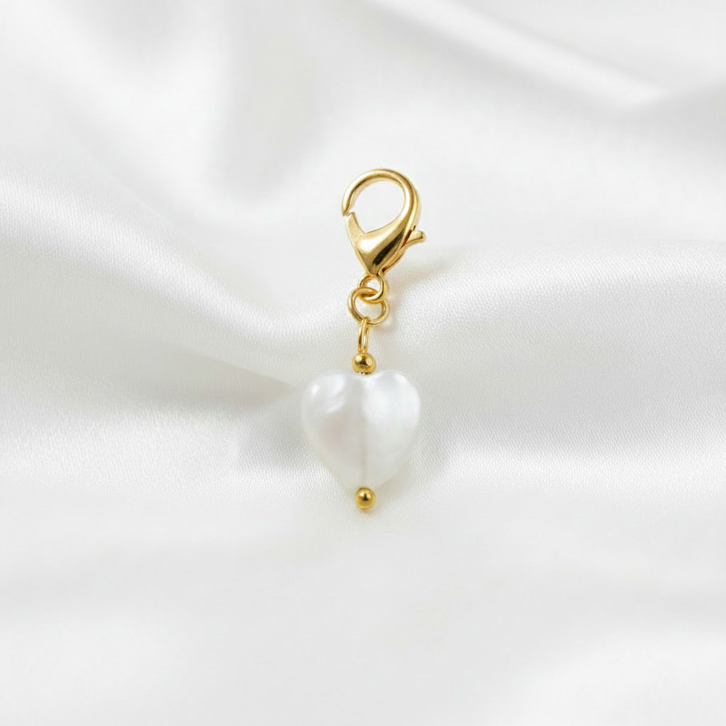 Pendentif cœur nacre