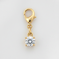 Pendentif rond cristal
