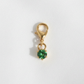 Pendentif rond vert