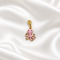 pendentif sur soie blanche 1