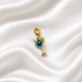 pendentif sur soie blanche 2