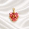 pendentif sur soie blanche 2