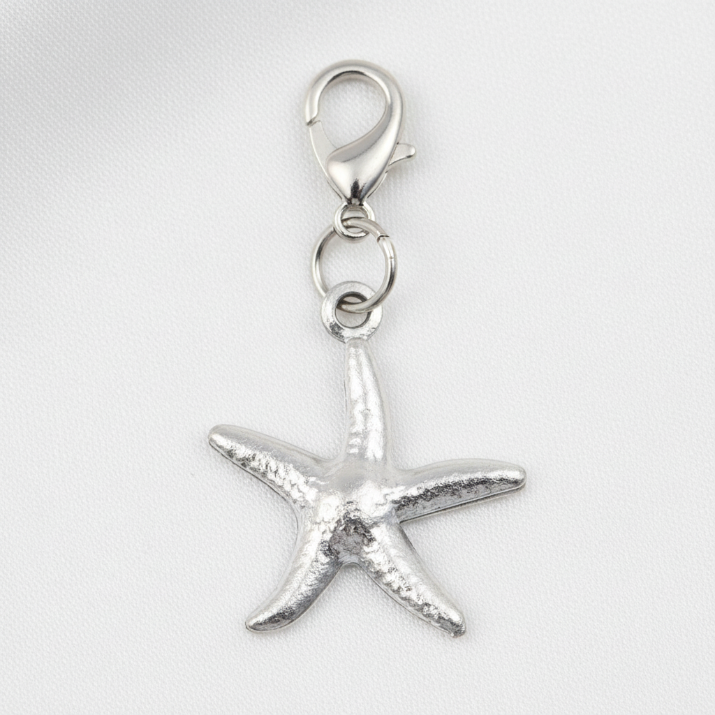 Pendentif étoile de mer argent